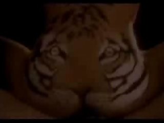 Tiger Eating